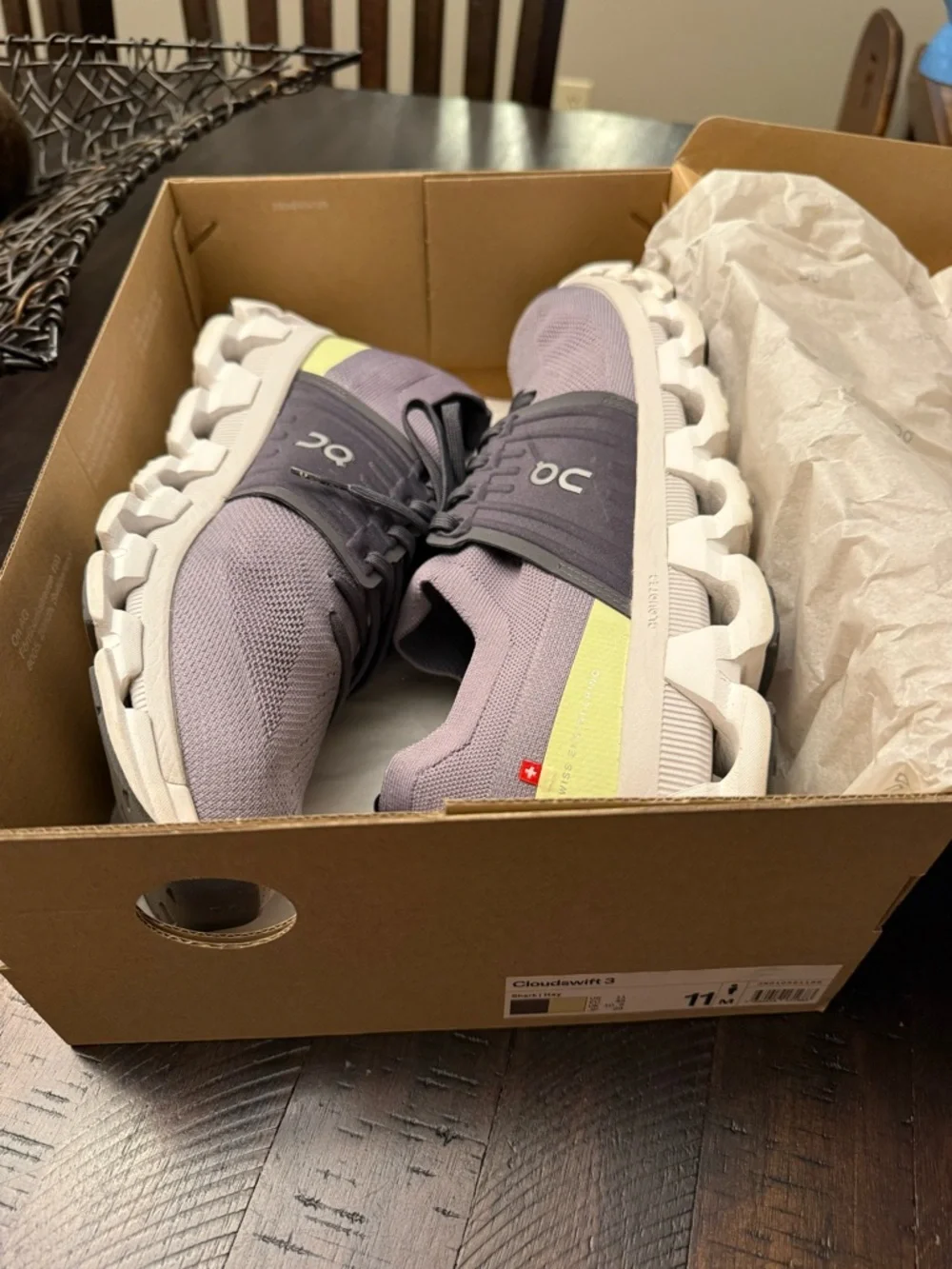 On Running Men’s Athletic Shoes — Gray with Black Accents - Picture 7 of 8